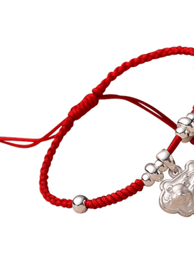 999足银手链纯银脚链如意民族风