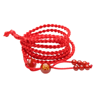 真安顺生肖属虎 本命年红绳 大权在握 祥瑞平安 添威风增霸气自信