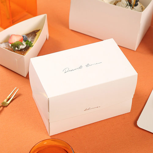 三角切件蛋糕包装盒甜品打包盒