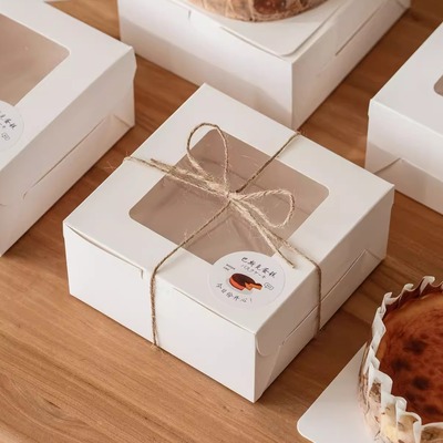 巴斯克蛋糕包装盒4寸6寸冰乳酪盒