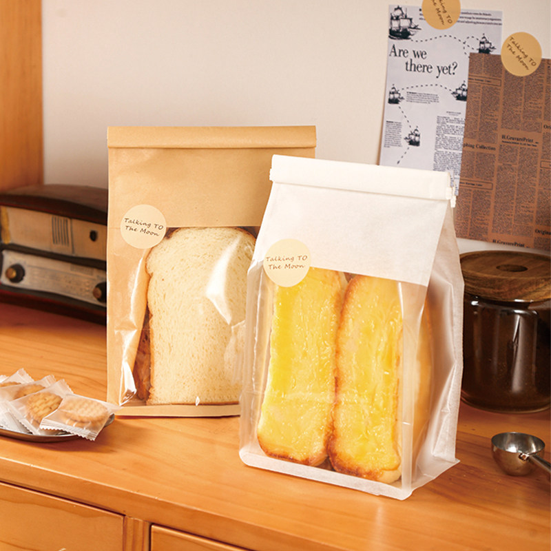 450克吐司面包包装袋定制logo
