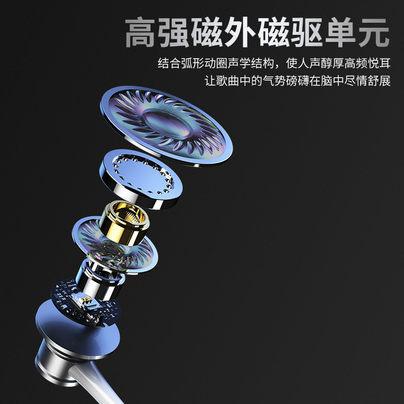 无损音质入耳式实时耳返有线耳机通用type-c直播k歌声卡长线耳麦