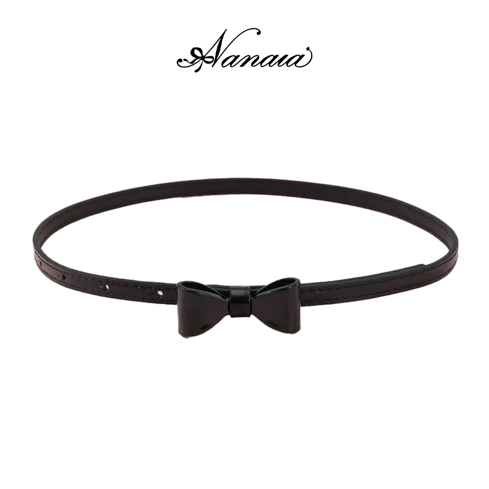 甜水仙 品牌限定腰带 蝴蝶结设计皮带