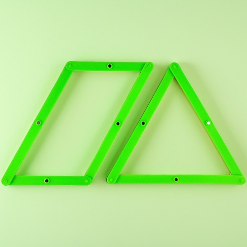 磁性稳定性演示器 三角形长方形平行四边形 磁性吸附 教师教学黑板演示 小学数学教具 教学仪器