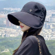 黑胶大檐防晒渔夫帽子女春夏季 防紫外线遮阳帽可折叠鸭舌帽潮 新款