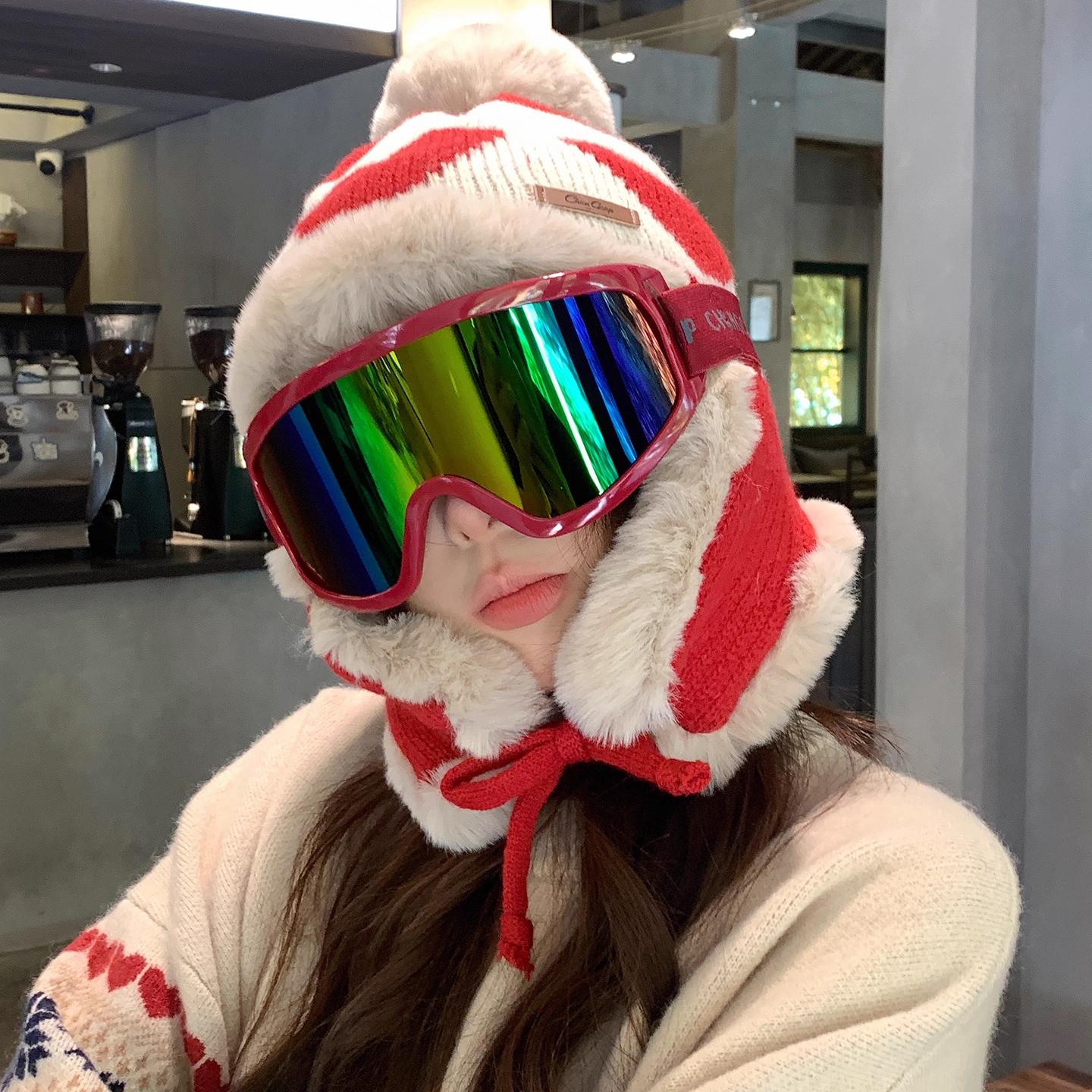 灵允雷锋帽出游休闲女冬网红同款