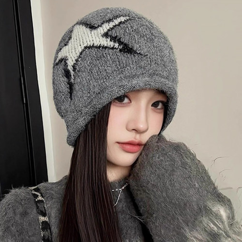 灵允堆堆帽出游休闲女冬网红同款