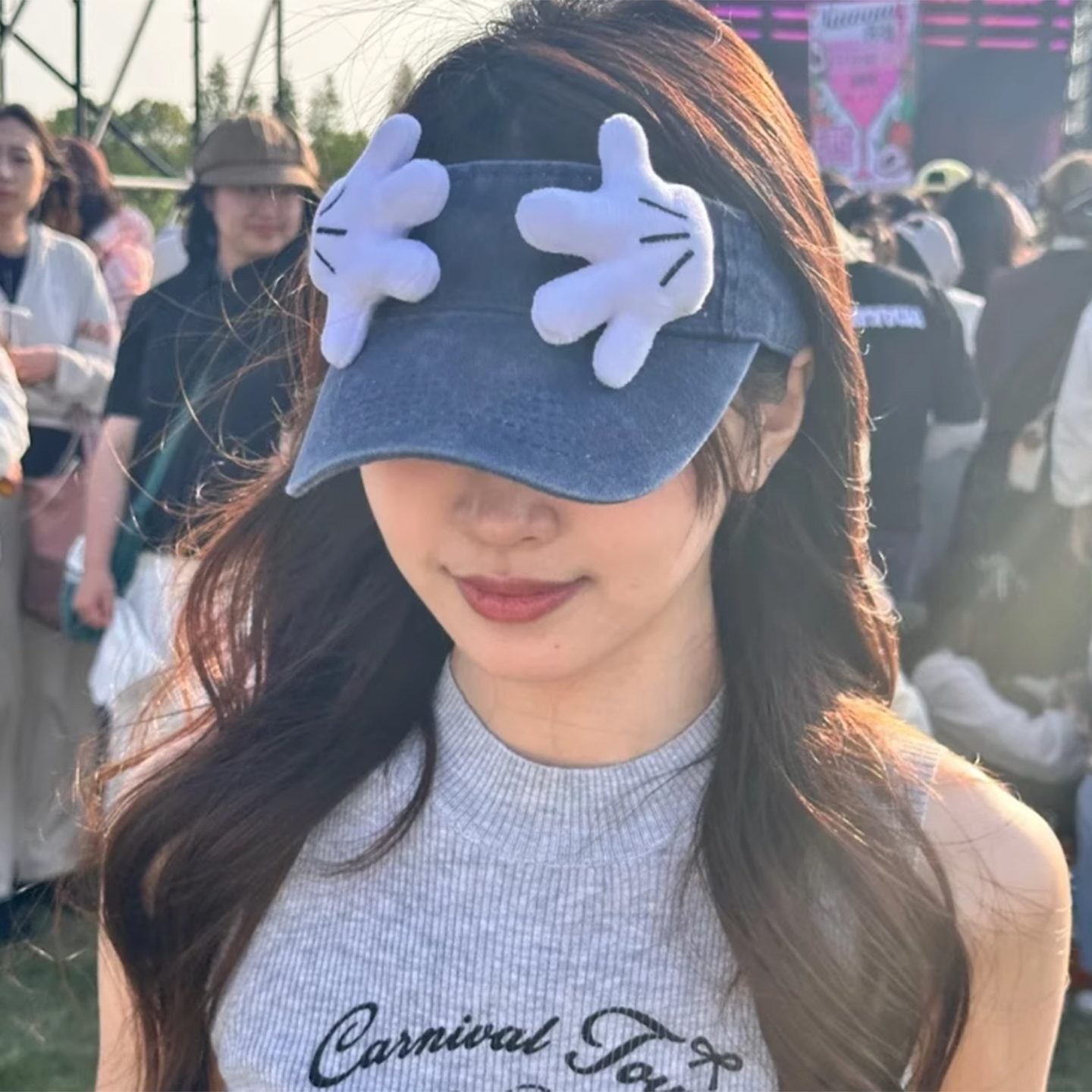 灵允鸭舌帽出游可爱女夏网红同款