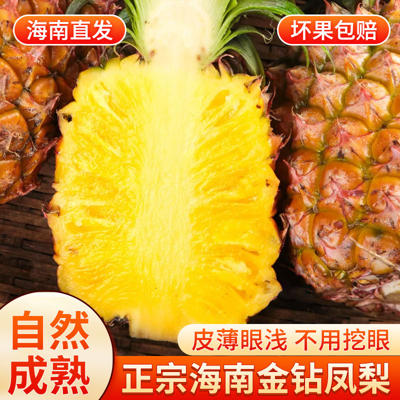 正宗海南金钻凤梨新鲜水果当季