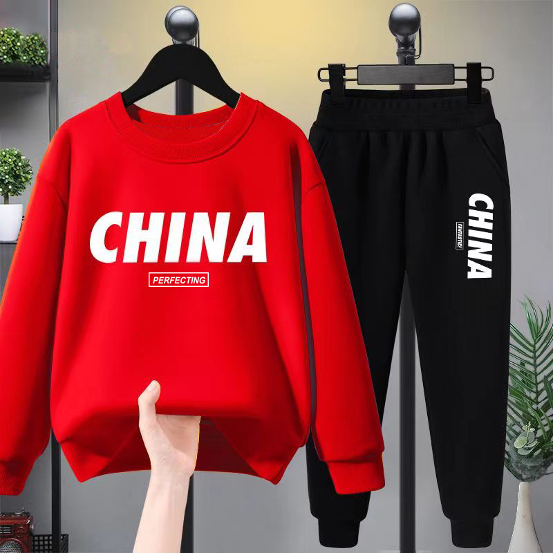 男女童春季套装2024新款儿童卫衣纯棉中小童秋装衣服秋款薄款上衣