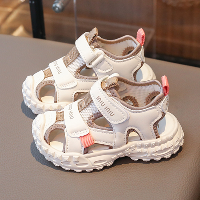 夏季宝宝凉鞋男宝1一6岁半男童鞋子包头女运动防滑儿童机能沙滩鞋