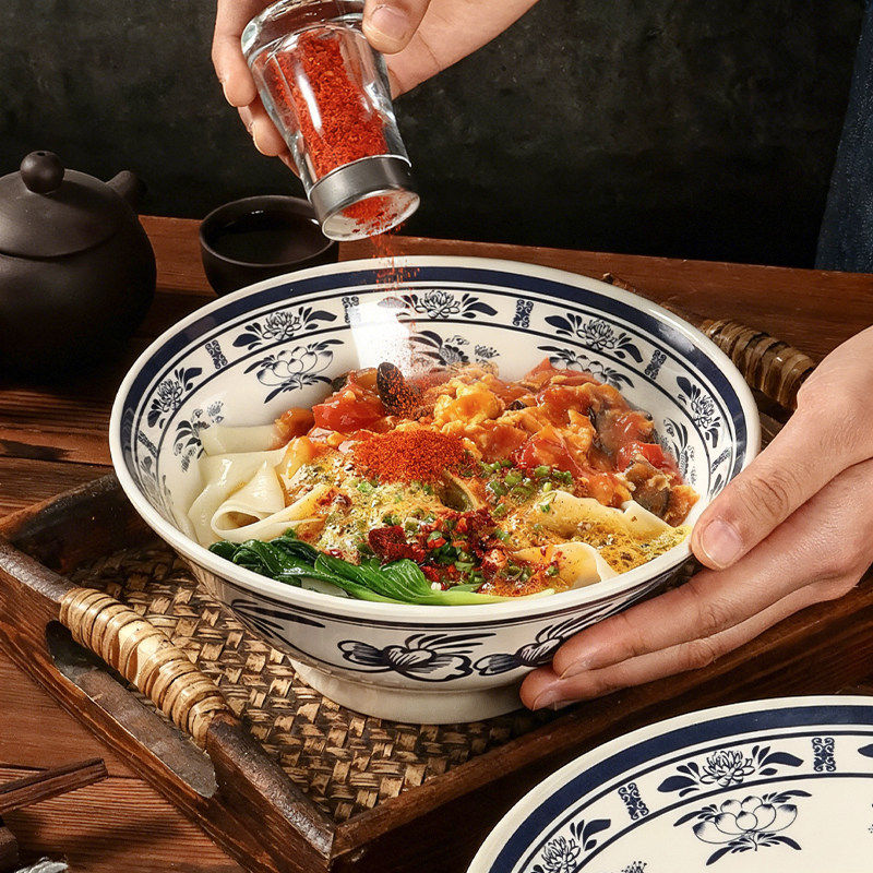 陕西大碗面碗商用炸酱面油泼臊子面牛肉面羊肉粉汤粉碗中式密胺碗,餐饮具,碗,淘宝优惠券,粉丝福利购,淘宝优惠卷