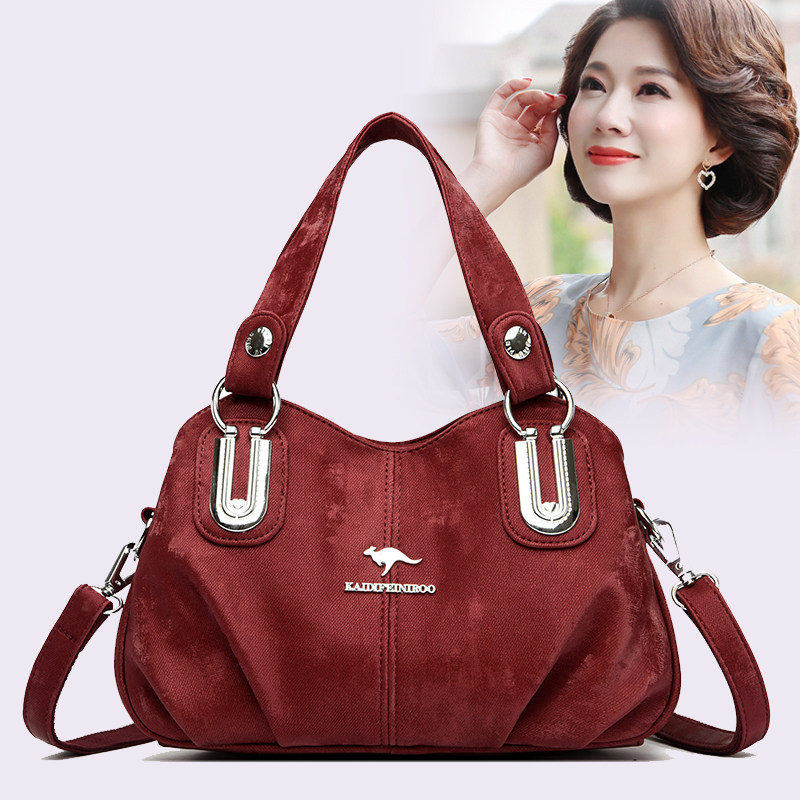 中年女士包包2025潮新款时尚妈妈时尚多层百搭手提包单肩斜挎女包