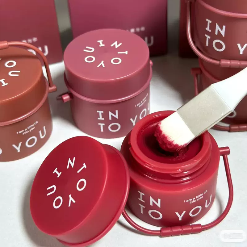 intoyou桶装唇泥雾面唇腮两用