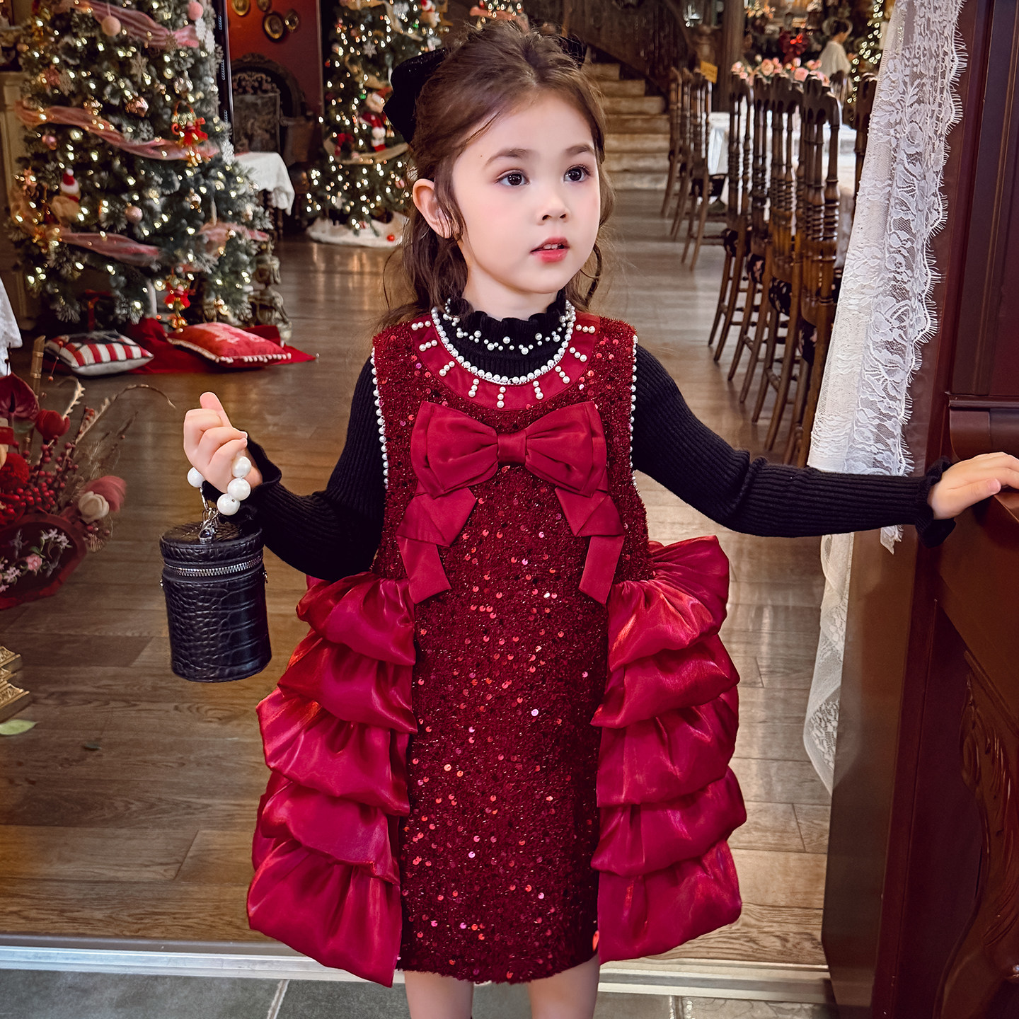 【矜贵千金】高级感公主蛋糕裙