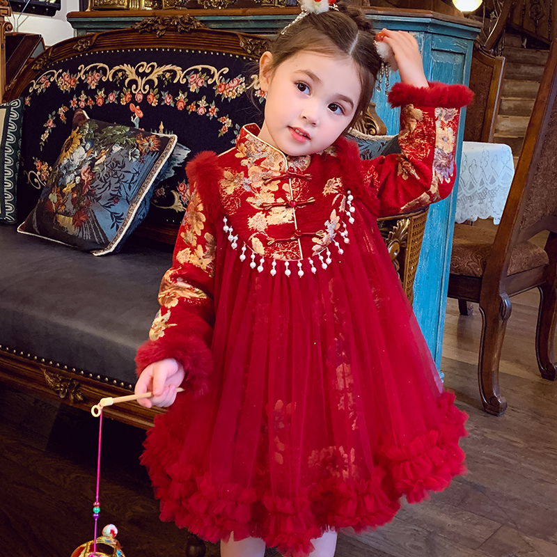 改良新中式国风旗袍连衣裙