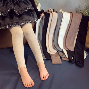 米米哈罗女童加绒连裤袜冬装2025新款儿童保暖打底裤小女孩踩脚裤