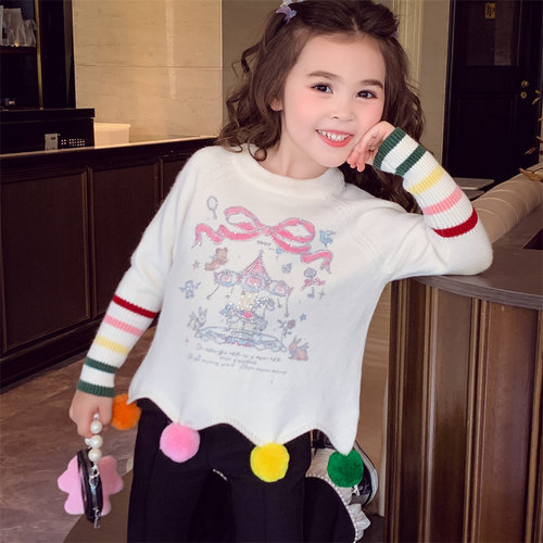 【稚趣乐园】童趣卡通针织毛衣