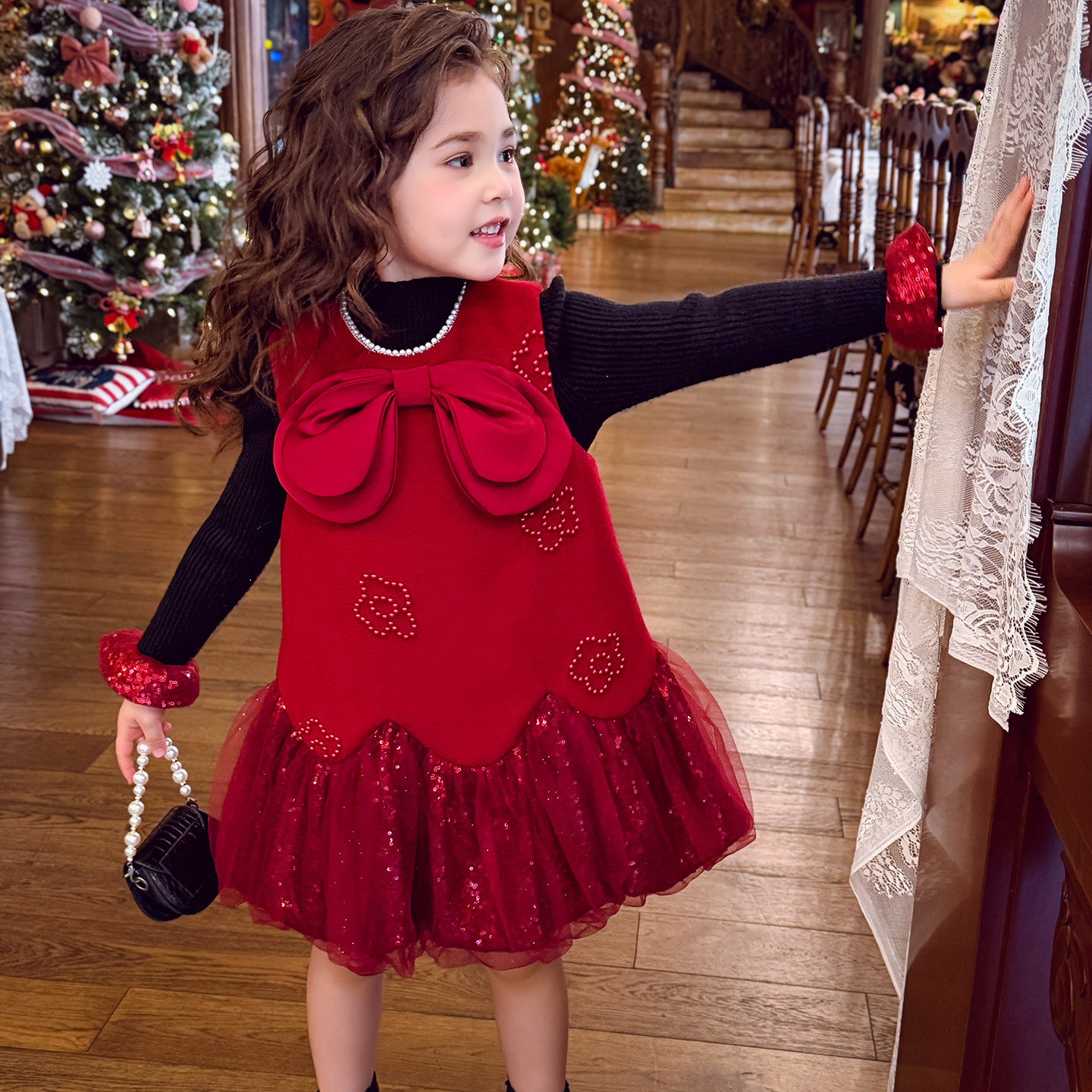 【新年礼物】红色背心公主裙