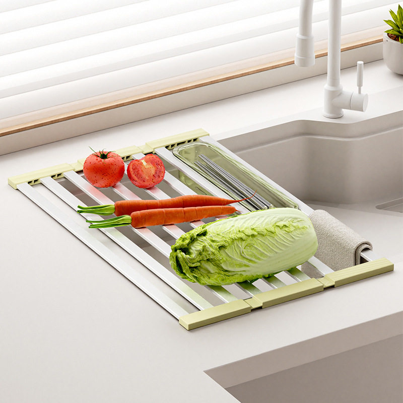 折叠水槽沥水架厨房家用水池碗碟盘筷勺收纳置物架洗菜沥水帘,厨房/烹饪用具,碗架,淘宝优惠券,粉丝福利购,淘宝优惠卷