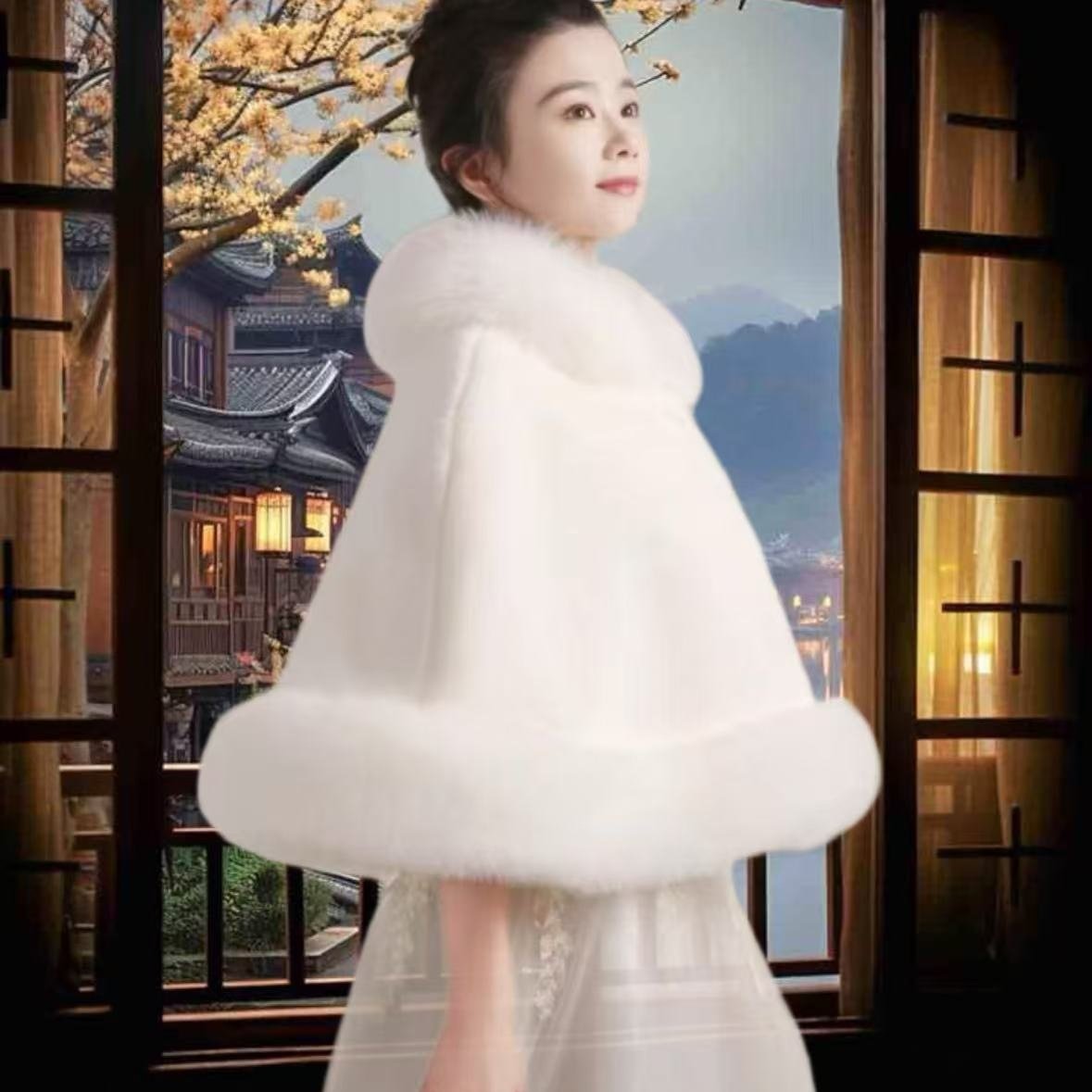 礼服披肩外搭旗袍配饰