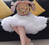 洛丽塔lolita裙撑云朵撑40cm日常暴力无骨软纱衬裙长款 百搭蓬蓬裙