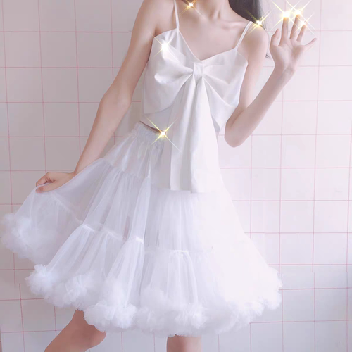 云朵软纱棉花糖暴力cosplay裙撑