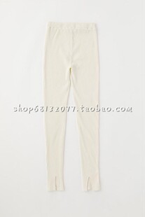 010BAS80 you奶白色竖螺纹打底裤 5960 and babaco日本ruby