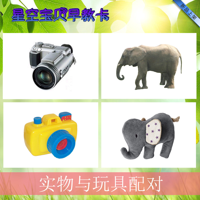 玩具ABA迟缓训练塑封卡图片