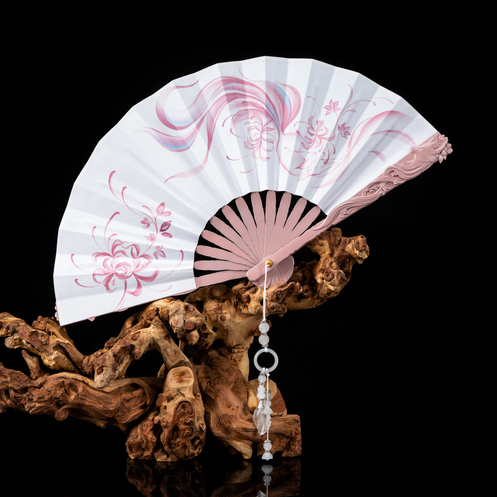 玄铁狐瑶扇7寸13方中式折扇礼盒