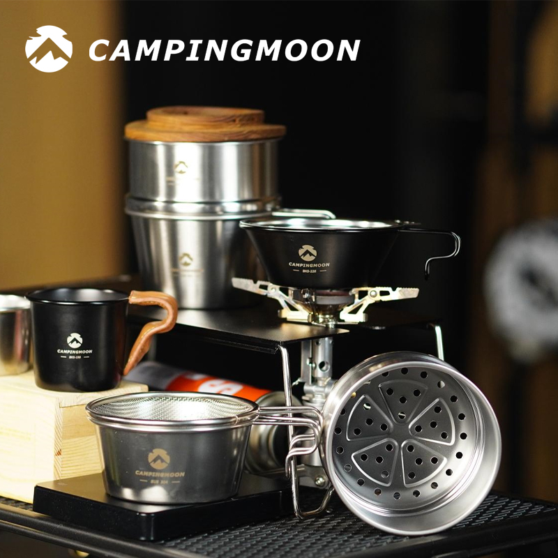 柯曼雪拉碗不锈钢杯镀钛蒸