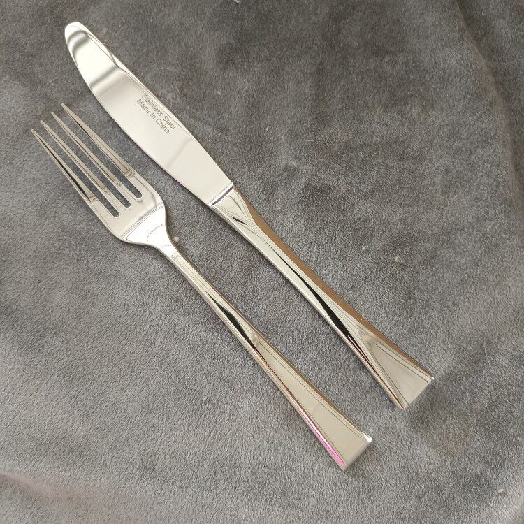 送福利不退换出口正品日本yamazaki不锈钢牛排刀叉2件套