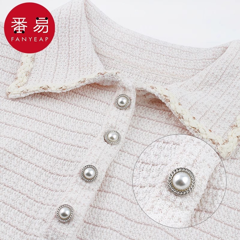 纽扣/复古A1pq801-小香风外套毛衣钮扣复古圆形百搭上衣大衣扣