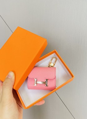 简约迷你康康包挂饰可爱Airpods3代无线蓝牙耳机包pro2耳机保护壳