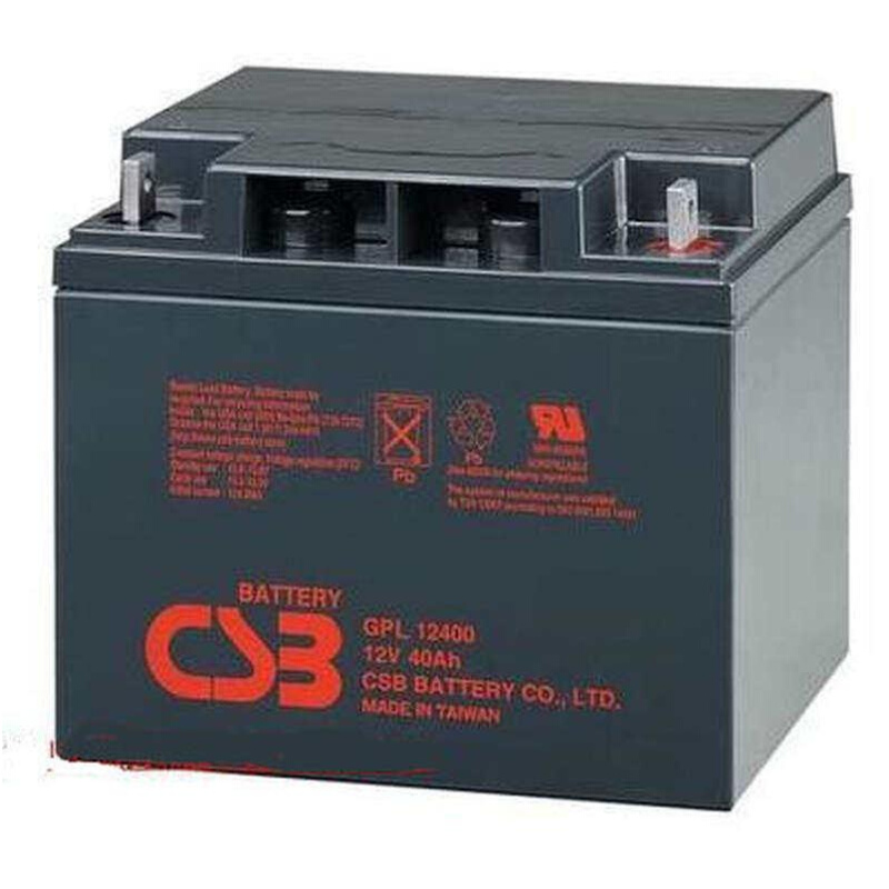 CSB蓄电池GPL12400电力系统备用电源12V40AH免维护直流屏专用原装
