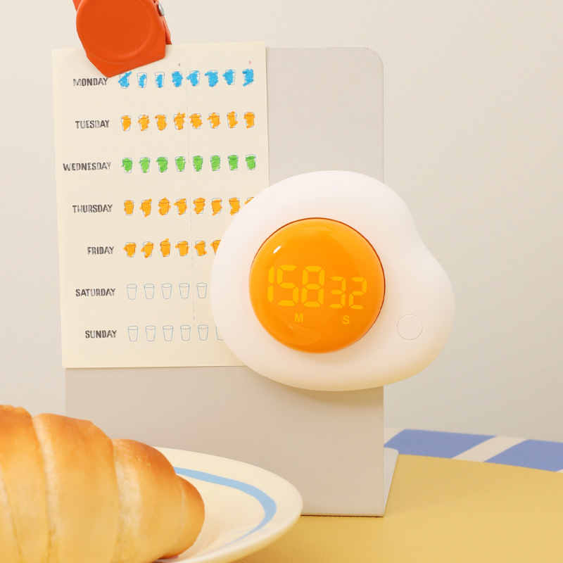 MUID溏心蛋计时器磁吸秒表提醒器