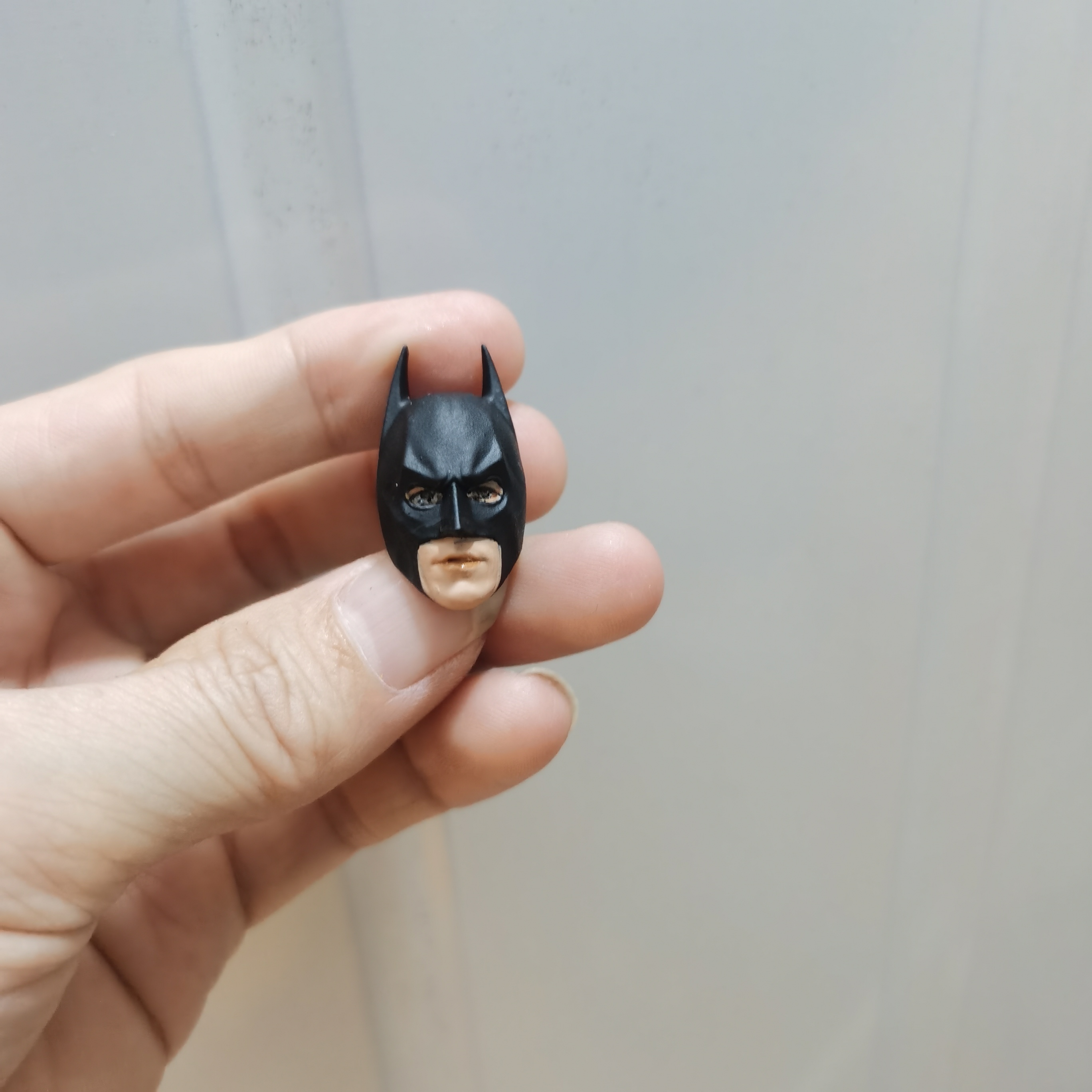 mezco蝙蝠侠头雕 六等星贝尔蝙蝠侠头雕 人偶 非真人