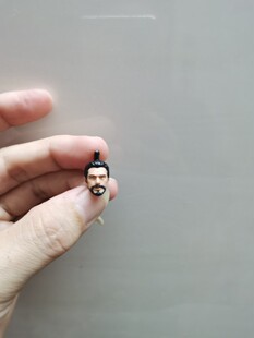 1/18 3.75寸正坊大天狗头雕 似金城武武士头雕 人偶 非真人