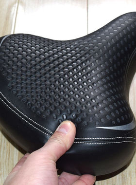 老年人力三轮自行车车座鞍座折叠电动车座垫前坐垫加厚加宽加大软