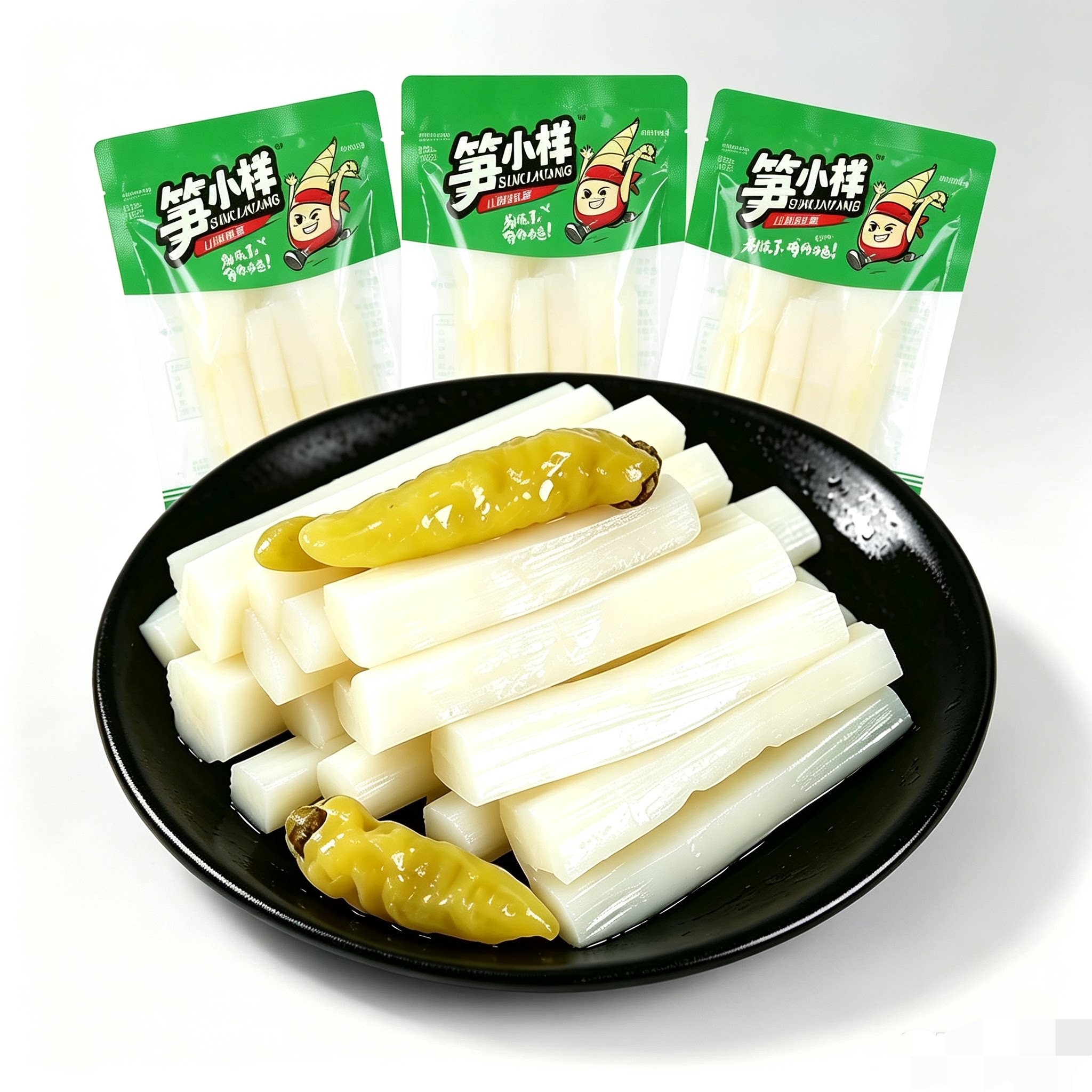 笋小样泡椒脆笋山椒笋片笋条开袋即食小包装零食真空包装解馋零食
