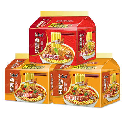 康师傅劲爽拉面袋装香辣