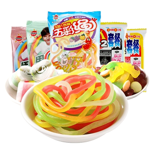 优卡果C卷软糖水果糖8090后儿时怀旧零食儿童果汁卷新年糖果批发