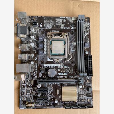 全新/二手华硕主板H81M-E+英特尔CPU G3220，议价商品