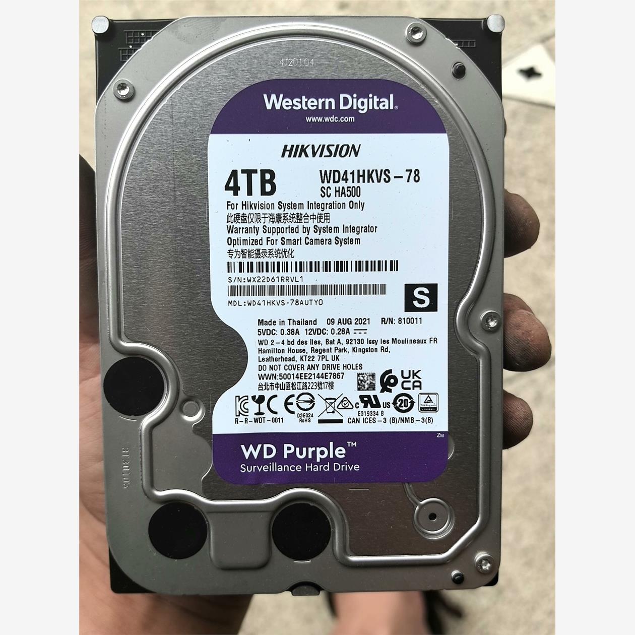 4T硬盘！拆机下来的，功能，图片实拍，需要的直接拍就，议价商品