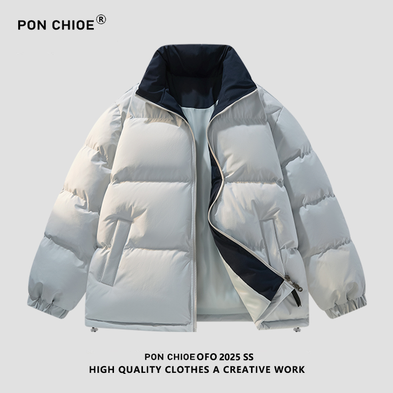 ponchioe棉服男2025新款冬装外套冬季抗寒保暖棉袄男加厚男士棉衣