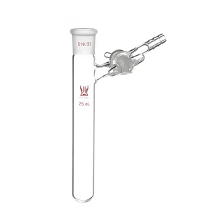 具磨口反应管 玻璃节门 schlenk管 反应瓶 10/25/50/100/200ml