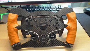 moza魔爪R3/R5方向盘 F1/GT盘面改装 方程式替换盘面【碳纤维】