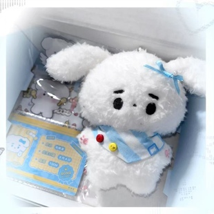 高颜值可爱毛绒松糕亚宝宝棉花娃娃公仔摆件包包挂件配饰背包挂饰