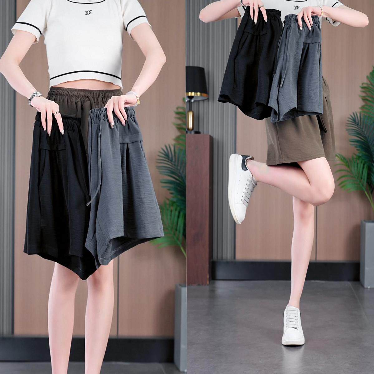 气质外穿春夏减龄短裤女2026夏季新款慵懒风时尚洋气裙裤女阔腿裤,女装/女士精品,休闲裤,淘宝优惠券,粉丝福利购,淘宝优惠卷
