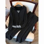 时尚 高档运动套装 宽松显瘦减龄套装 韩版 休闲跑步两件套 女春秋新款